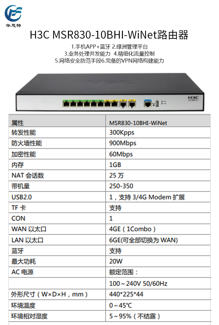 MSR830-10BHI-WiNet 詳情頁