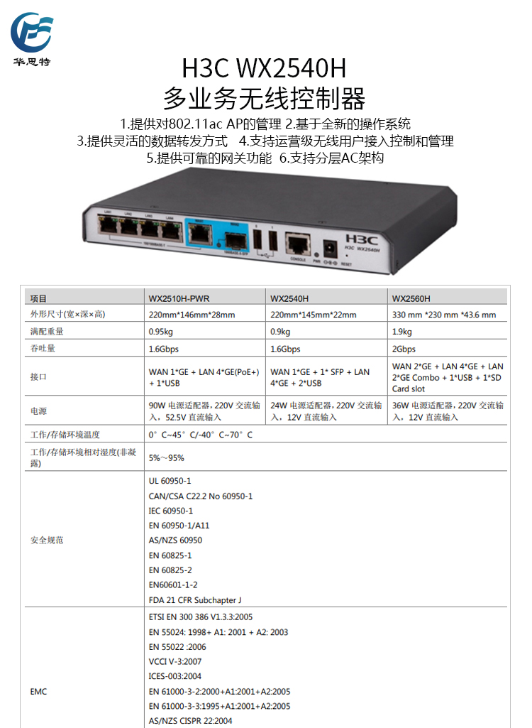 WX2540H 詳情頁