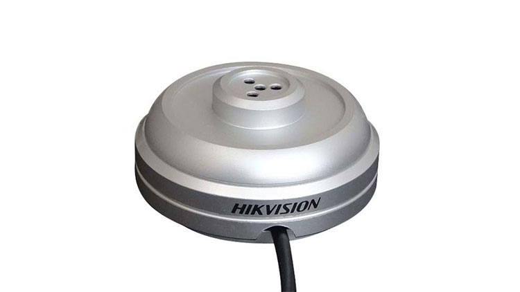 ?？低旽IKVISION DS-2FP1021監(jiān)控攝像頭拾音器 音頻槍機外接拾音器 高保真收音降噪攝像機專用拾音器