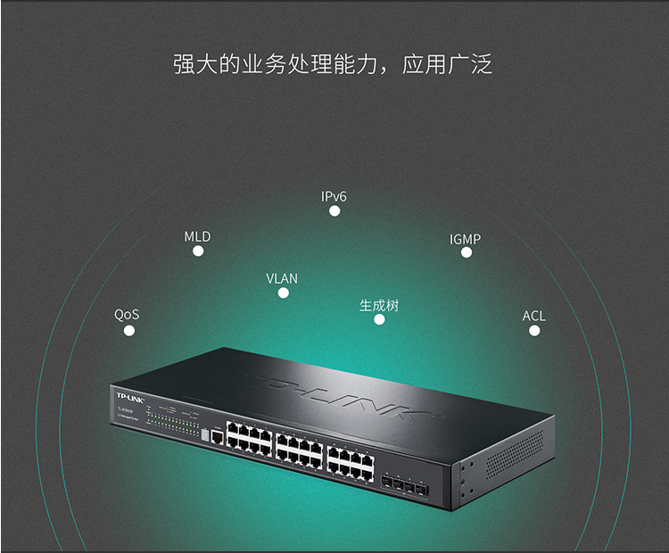 TP-LINK 全千兆堆疊式三層網(wǎng)管交換機(jī)