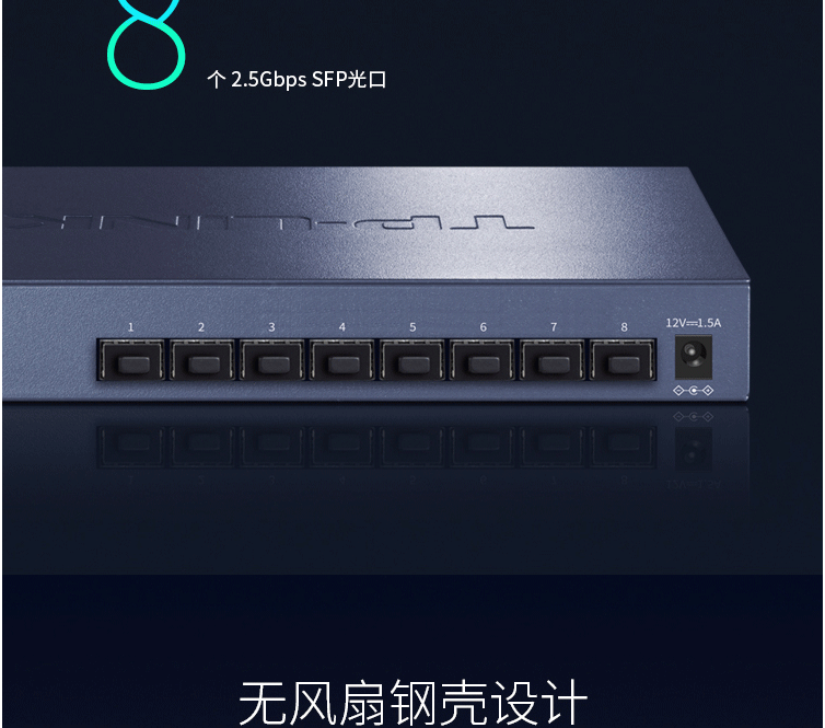 TP-LINK 2.5G光纖交換機