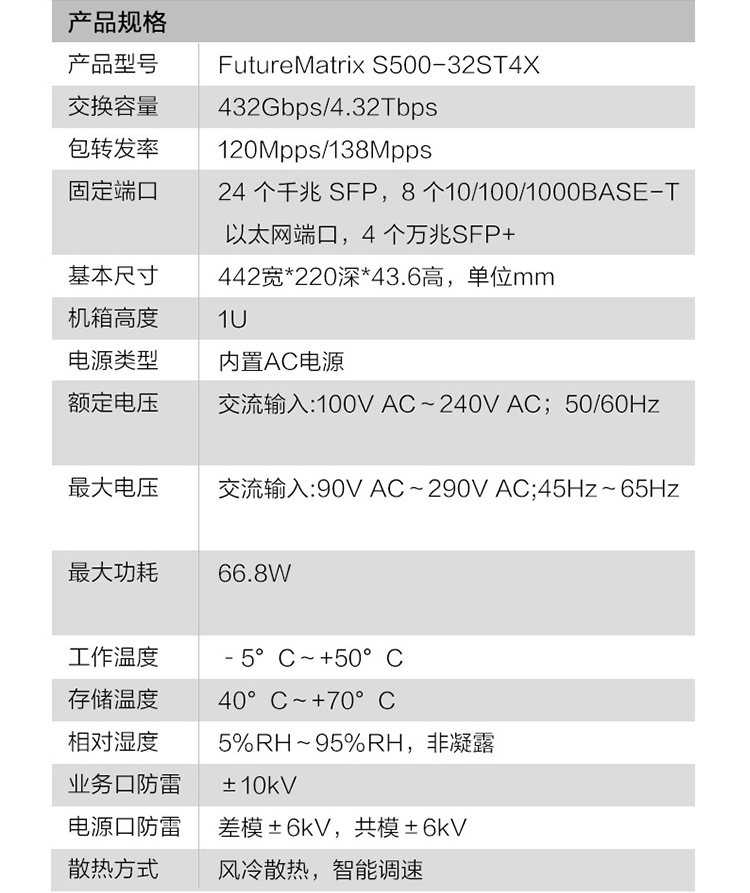 華為 S500-32ST4X 萬兆交換機(jī)